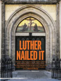 Historian Alex Ryrie Expounds Martin Luther's Profound Influence on The