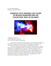 To Release Signature Fine Art Collection: Twist of the Wrist