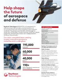 Help Shape the Future of Aerospace and Defense