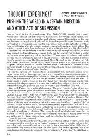 THOUGHT EXPERIMENT & Paul Di Filippo PUSHING the WORLD in a CERTAIN DIRECTION and OTHER ACTS of SUBMISSION