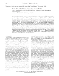 Vibrational Substructure in the OH Stretching Transition of Water and HOD