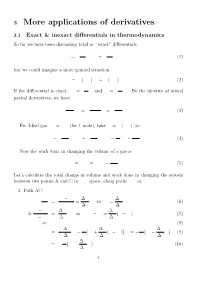 3 More Applications of Derivatives
