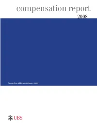 Compensation Report 2008