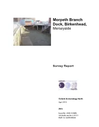 Morpeth Branch Dock, Birkenhead, Merseyside