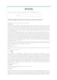 Principles of Oxygenator Function: Gas Exchange, Heat Transfer, and Operation