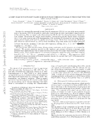 A DEEP SEARCH for PROMPT RADIO EMISSION from THERMONUCLEAR SUPERNOVAE with the VERY LARGE ARRAY Laura Chomiuk1,11, Alicia M