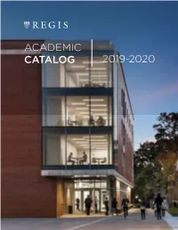 ACADEMIC CATALOG 2019-2020 Contents