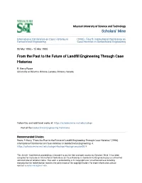 From the Past to the Future of Landfill Engineering Through Case Histories