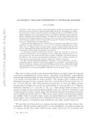 Nuclearity Related Properties in Operator Systems 3