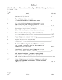 Report on the Activities in the World