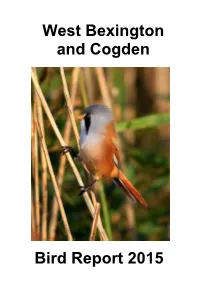 Bird Report 2015 West Bexington and Cogden