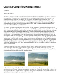 Creating Compelling Compositions
