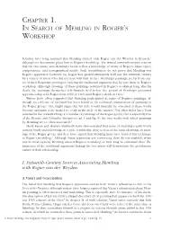 Chapter 1. in Search of Memling in Rogier's Workshop
