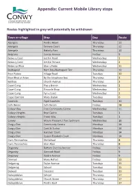 Mobile and Home Library Consultation Appendix