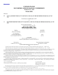 Athenahealth, Inc. (Exact Name of Registrant As Specified in Its Charter)