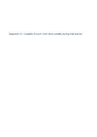 Liveable Crouch End Inbox Emails During Trial Period