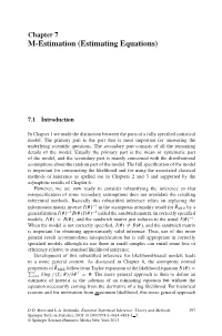 M-Estimation (Estimating Equations)