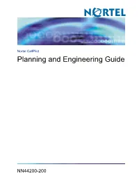 Planning and Engineering Guide