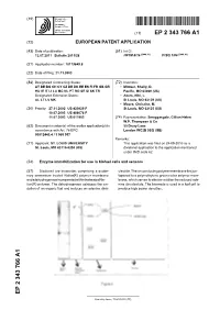 Enzyme Immobilization for Use in Biofuel Cells and Sensors