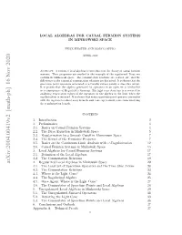 Local Algebras for Causal Fermion Systems in Minkowski Space