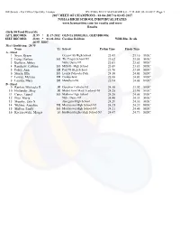 2017 Final Results