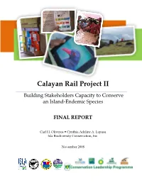 Calayan Rail Project II