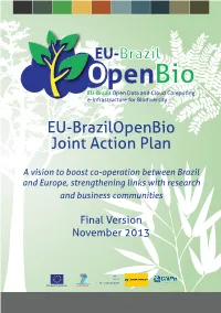 Eubrazilopenbio Joint Action Plan for an Increase in EU