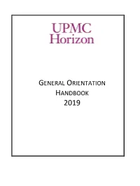 General Orientation Handbook 2019