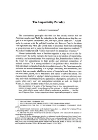 The Impartiality Paradox