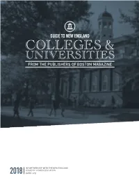 2018 Guide to Colleges & Universities