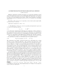 Augmented Block Householder Arnoldi Method