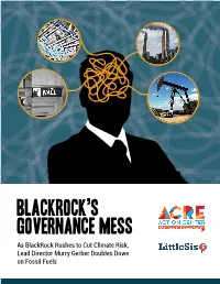 Blackrock's Governance Mess