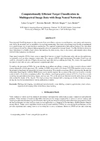 Computationally Efficient Target Classification in Multispectral Image Data with Deep Neural Networks