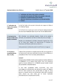 Communication À Nos Client-E-S Valable Depuis Le 1 Janvier 2018 1