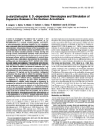 (D-Ala*)Deltorphin II: D,-Dependent Stereotypies and Stimulation of Dopamine Release in the Nucleus Accumbens