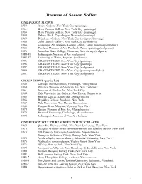 Résumé of Sasson Soffer