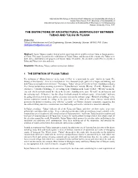 The Distinctions of Architectural Morphology Between Tubao and Tulou in Fujian