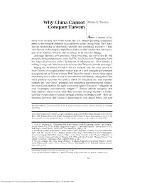 Why China Cannot Conquer Taiwan 53