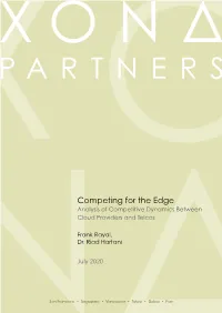 Competing for the Edge Analysis of Competitive Dynamics Between Cloud Providers and Telcos