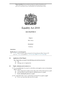 Equality Act 2010