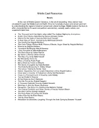 Middle East Resources