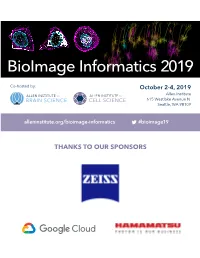 Bioimage Informatics 2019