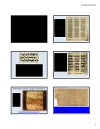 Classical Jewish Texts, from Parchment to Internet 1Qisaa