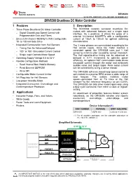 DRV8308 Brushless DC Motor Controller
