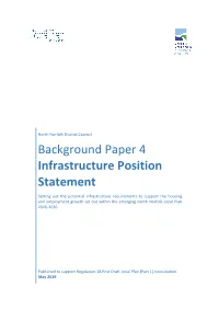 Infrastructure Position Statement