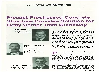 Precast Prestressed Concrete Structure Provides Solution For