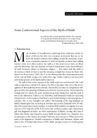 Some Controversial Aspects of the Myth of Baldr