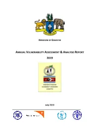 2019 ESWATINI VAC REPORT.Pdf