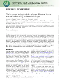Integrative and Comparative Biology Integrative and Comparative Biology, Volume 59, Number 1, Pp