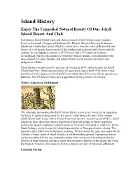 Jekyll Island History